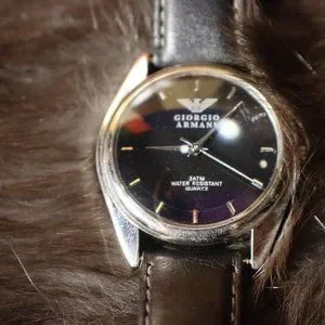 giorgio armani le collezιονι 牛革レザー　イタリア製 Armani Collezioni | Accessories | Armani Le Collezioni Watch 36688